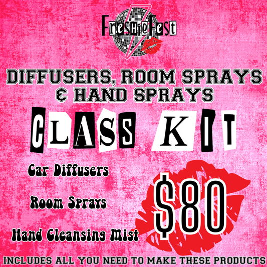Diffusers, Room Sprays & Hand Sprays Hands On Kits (Optional)