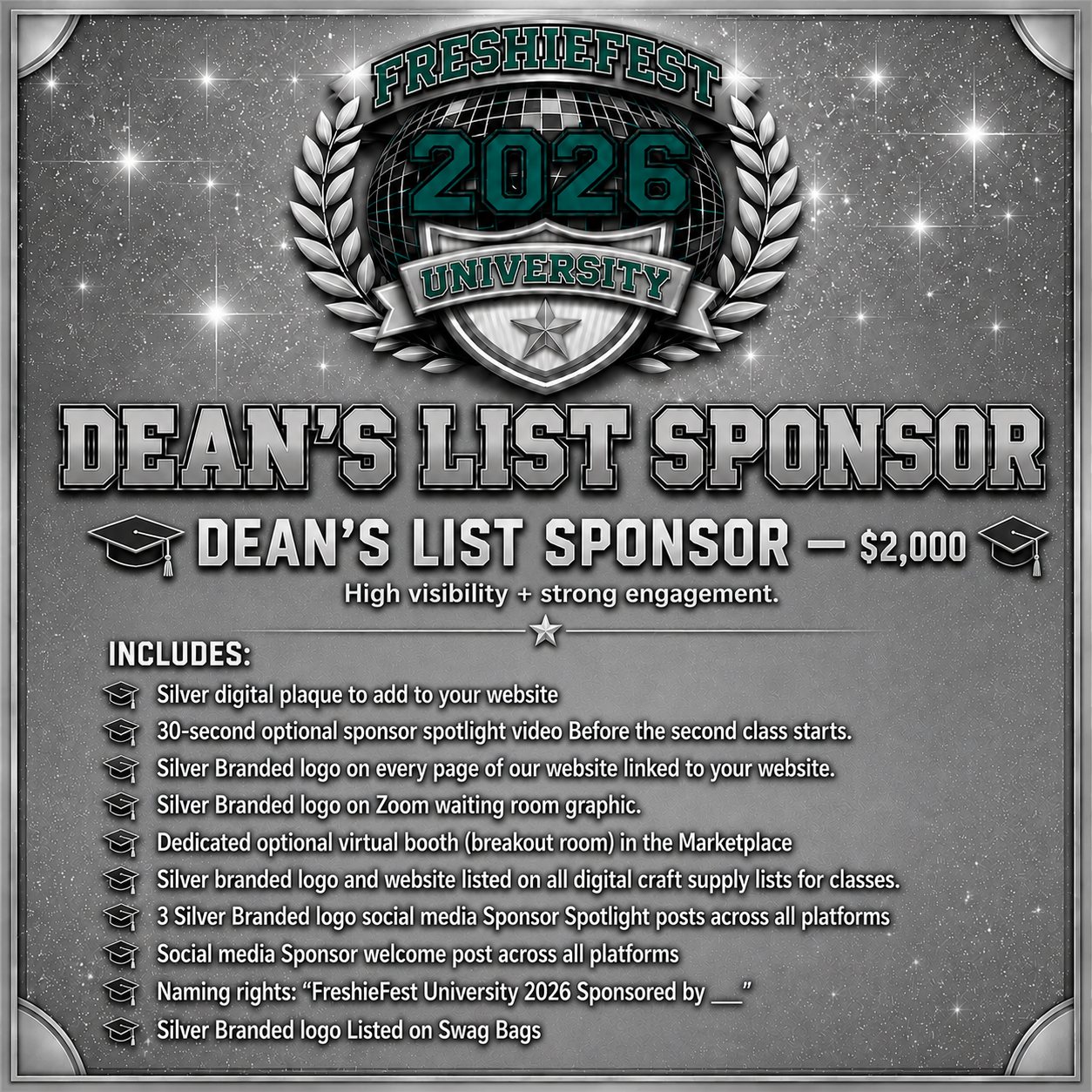 Dean's List Sponsor